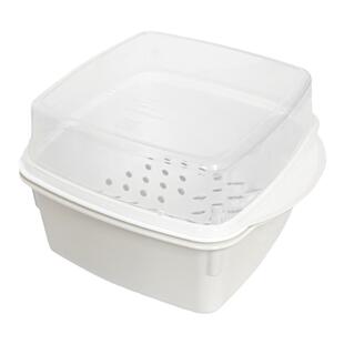 日本进口微波炉专用蒸笼食品级器皿加热碗容器蒸包子饺子蒸锅饭盒