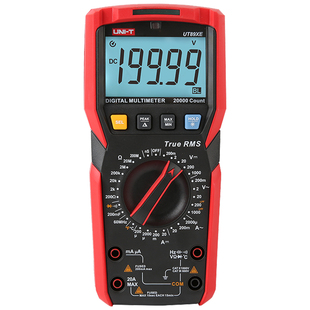 优利德数字万用表高精度智能防烧电工多用表万能表真有效值UT89XE