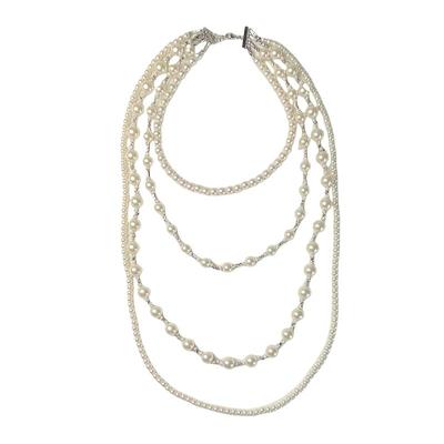 QUEENSKY珍珠女可拆卸项链