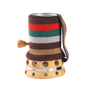 雷火灸温灸盒专用竹筒灸粗艾条灸具控烟刮痧筒圆形镂空砭石艾灸罐