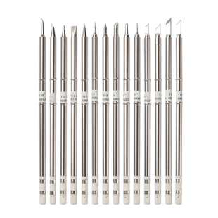 t12烙铁头恒温内热式烙铁发热芯刀头马蹄形白光焊台纯铜洛铬铁头