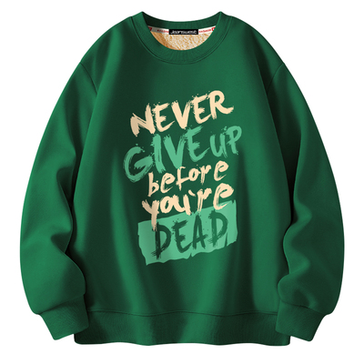 真维斯青少年加绒卫衣加厚秋冬款