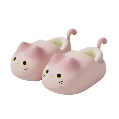 babycrayon儿童棉拖鞋男童冬季