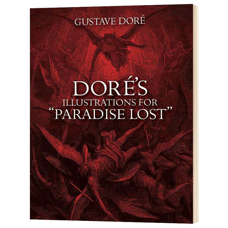 多雷版画失乐园黑白插画集 英文原版 Doré's Illustrations for Paradise Lost 英文版进口原版英语书籍