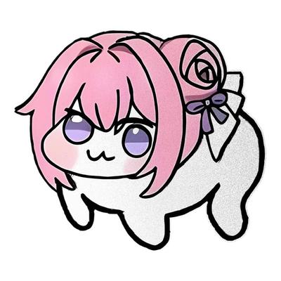 Doro桃乐丝nikke粉狗反光车贴