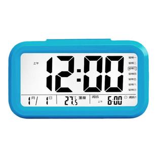 聪明闹钟学生用液晶显示电子表床头智能多功能儿童报时小闹铃夜光