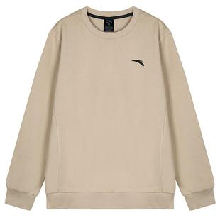 安踏卫衣男款2025秋冬季新款长袖t恤打底衫无帽外套男士内搭上衣