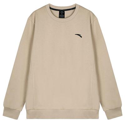 安踏卫衣男款圆领上衣长袖打底衫