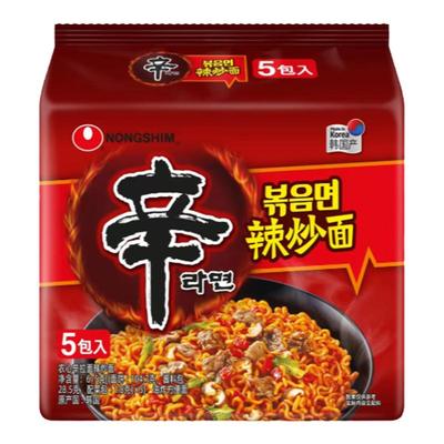 韩国农心辛炒面拌面芝士辣炒面