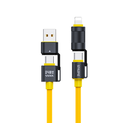 风格派1.5m充电数据线四合一240W