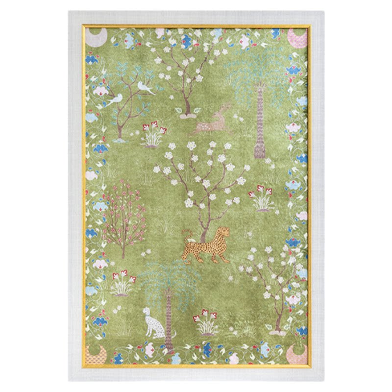 若奈挂画真丝感《秘密花园》