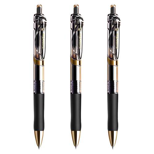 【新品K35】晨光按动中性笔中小学生专用st笔头0.5mm考试碳素黑笔速干顺滑水笔芯圆珠笔办公签字笔2026新款