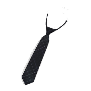 日系jk领带女免打懒人学院风衬衫制服配饰学生校服格子男情侣同款