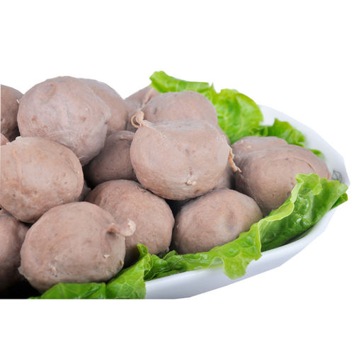 梅州尚记牛肉丸客家牛筋丸手打新鲜牛肉现做火锅烧烤丸子真空包装