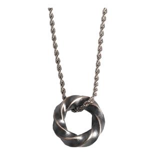 极昼GIZOU 莫比乌斯环项链不掉色可水洗男痞帅高级锁骨链吊坠男生