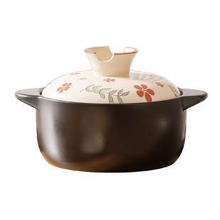 荣事达砂锅家用燃气炖锅陶瓷煲仔饭炖汤锅耐高温干烧不裂沙锅汤锅