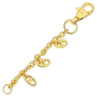 适用凯莉包包猪鼻子肩带延长链子改造kelly包单肩斜挎加长链配件