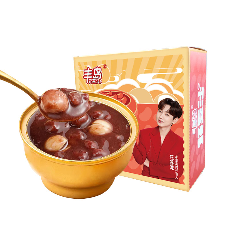 丰岛薏米莲子红豆沙绿豆沙懒人速食代餐即食早餐粥220g方便速食粥