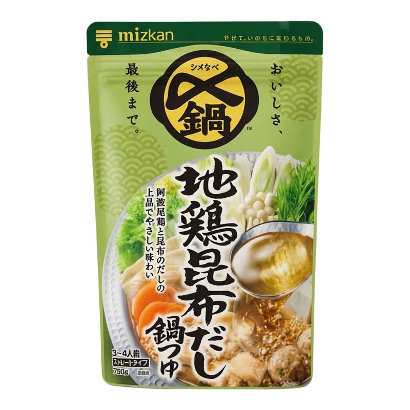 味滋康香港进口日版日式走地鸡海带高汤火锅汤底商用家用厨房750g
