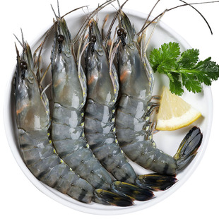 黑虎虾超大新鲜鲜活速冻特大基围虾海鲜水产斑节九节虾大虎虾3斤