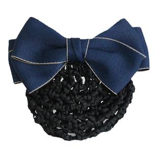 2025新款高级护士头花女网兜职业盘发上班发网银行蝴蝶结气质发夹