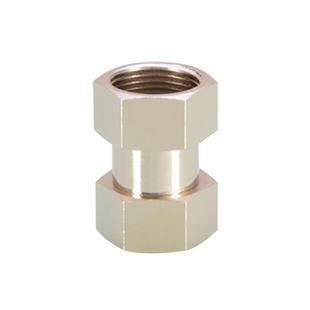 4分内外丝加长活接头黄铜水管配件电镀延长6分双内牙延伸直接