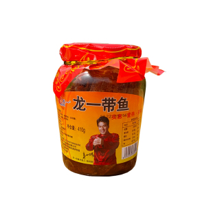 山东青岛龙一鱼罐头瓦罐鱼即食带鱼黄花鱼狮头鱼罐头410克瓶装家
