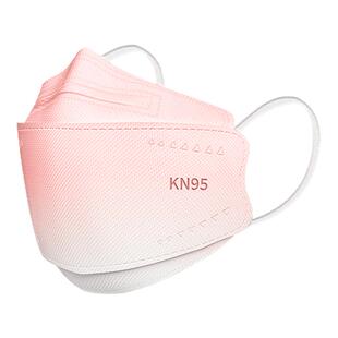 渐变粉色kn95口罩成人3d立体高颜值女2026官方正品旗舰店不花妆