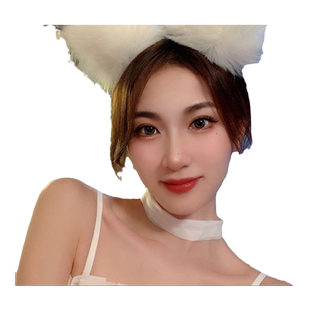 性感妖精毛绒猫耳朵发箍可爱猫咪网红洗脸直播cos拍照头箍发饰女