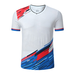 比赛羽毛球服社区男女T恤训练乒乓球衣学生短袖上衣速干排球服装