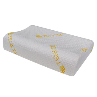 四季通用波浪型60x40cm乳胶枕套50x30记忆枕头套蝴蝶形针织布枕套