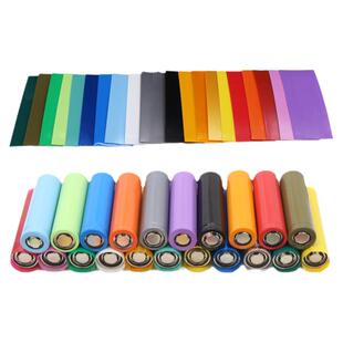 PVC热缩管热缩膜18650电池套绝缘保护膜21700单节外皮套电池皮