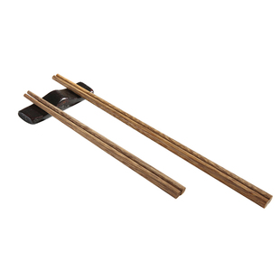 原木儿童筷子无漆无蜡鸡翅木筷红檀木筷实木餐具5双10双家庭装