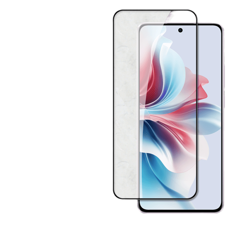 适用OPPOReno11F黑边钢化保护膜