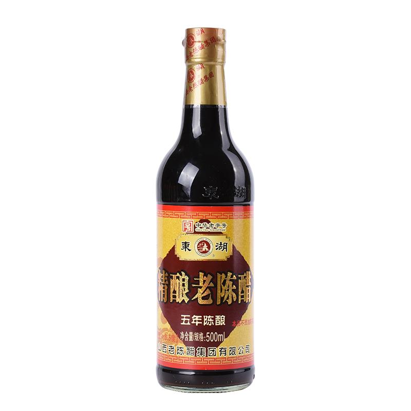 东湖五年精酿6.5老陈醋500mlx1瓶酿造食醋家用调料山西特产