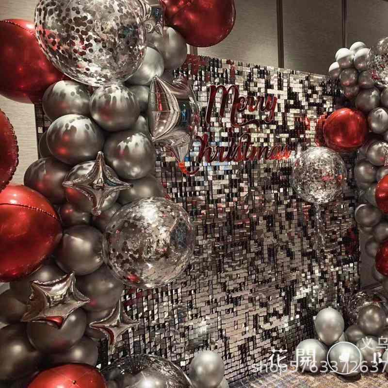 亮片扣板广告牌门头亮面风动板闪亮三维扣板背景墙装饰板风动扣板