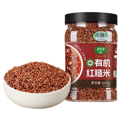 拾兄弟东北有机红糙米600g