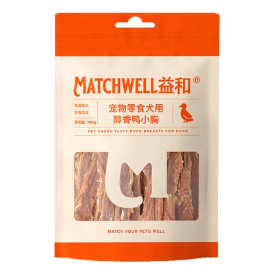 益和狗零食鸭肉干鸡肉干中小型犬零食泰迪金毛训练奖励狗狗磨牙棒