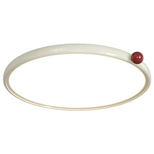 箭牌奶油风卧室灯法式小奶豆主卧灯极简创意儿童房间护眼吸顶灯具