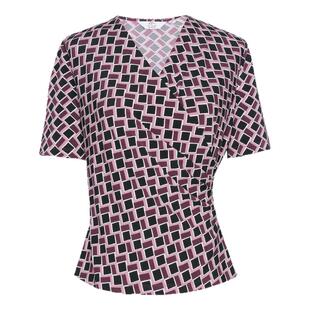 JAN AN NO简爱诺商场专柜新品法式针织弹力短袖上衣女J2110161XS