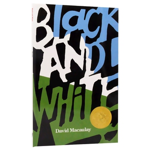 黑与白 英文原版 Black and White 凯迪克金奖绘本 大卫麦考利 David Macaulay 英文版儿童英语启蒙故事书 进口原版书籍