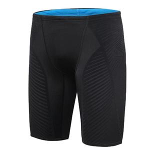 Speedo/速比涛Fit泳感专业健身柔软速干V形设计及膝游泳裤男抗氯
