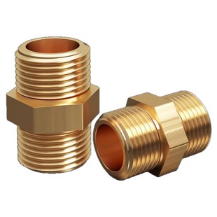 4分对丝双外丝直接头进水管连接管接头软管对接头弯角转接零配件
