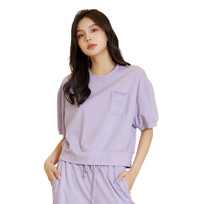 时尚百搭圆领卫衣女款2025新款