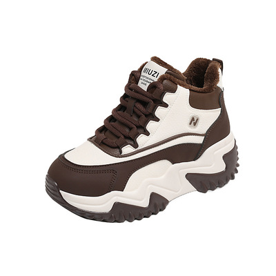 冬季百搭运动鞋厚底保暖雪地棉鞋