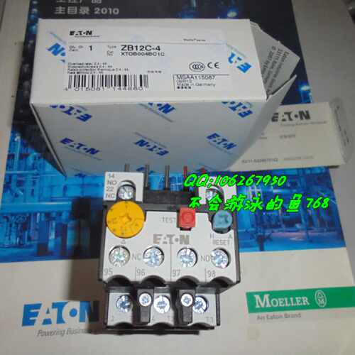 议价全新伊顿穆勒热过载继电器MOELLER ZB12C-4 ZB12C-6 ZB12C-10
