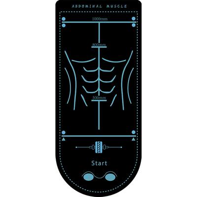 健腹轮专用垫瑜伽垫加厚男士护垫