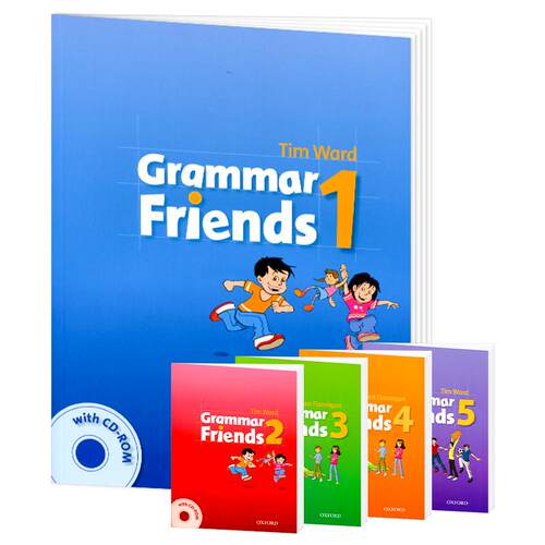 【自营】正版进口图书牛津小学英语语法教材英文原版Oxford Grammar Friends语法朋友6-12岁剑桥少儿英语语法小学语法教材语法基础