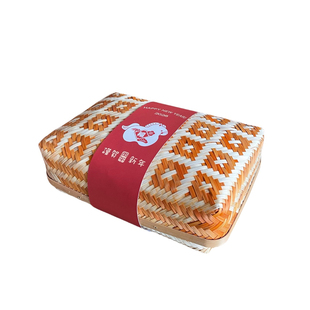 2026新年手工编织包装盒中式传统点心特产礼品伴手礼礼盒空盒定制