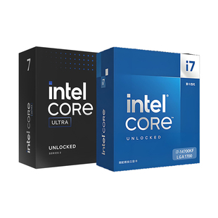 intel英特尔酷睿i7-14700KF/265K/14790F 盒装处理器CPU旗舰店